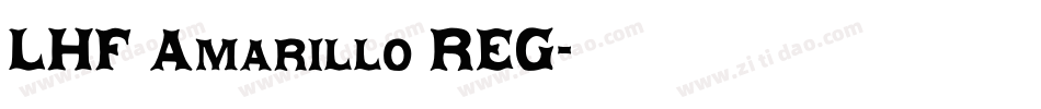 LHF Amarillo REG字体转换